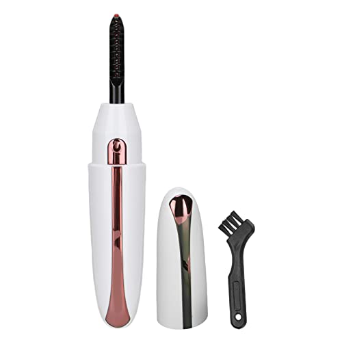 Electric Eyelash Curler - Rechargeable Heated Lash Curling Tool with LED Light, Perfect Valentine's Day Gift for Her (White) | Salon-Quality Eyelash Curling at Home for Special Occasions & Daily Makeup