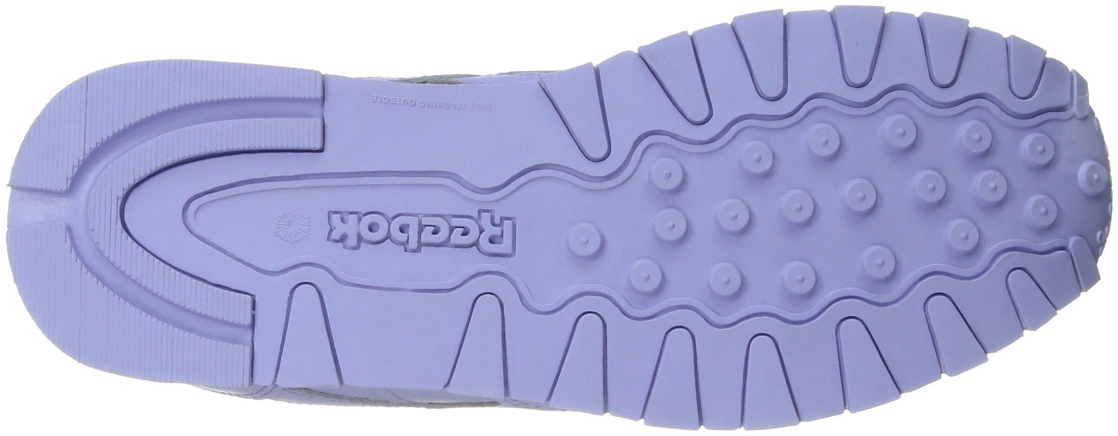 Reebok Classic Leather Pastel Sneakers for Kids - Lilac Glow/White - US 5.5 - Comfortable & Stylish for School, Play & Everyday Wear