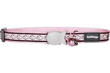Reflective Pink Cat Collar - High Visibility Safety Collar for Nighttime Walks & Outdoor Adventures
