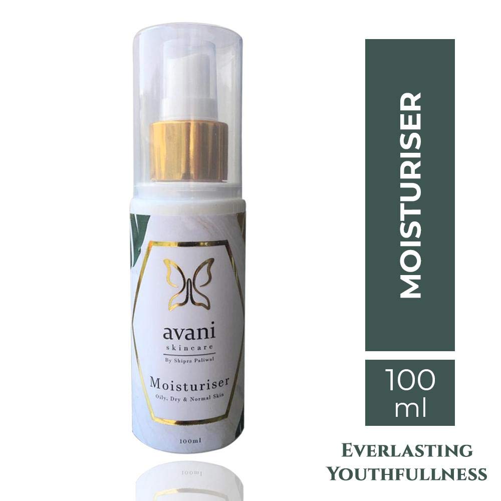 **Avani Skincare Handmade Face Moisturizer with Aloe Vera Gel, Tea Tree Oil & Rose Hydrosol – Natural Hydration for Men & Women – All Skin Types, Chemical-Free, 100ml – Perfect for Daily Skincare & Dry Skin Relief**