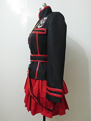 D.Gray-Man Lenalee Lee Black Order Nine Unit Black Dress Cosplay Costume for Women (Size XS) - Perfect for Anime Conventions, Halloween & Cosplay Events