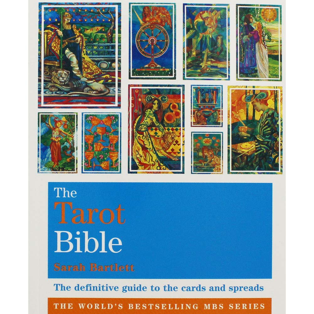 The Tarot Bible: The Definitive Guide to Cards and Spreads by Sarah Bartlett | Tarot Reading Guide for Beginners & Professionals | Perfect for Divination, Meditation & Spiritual Growth
