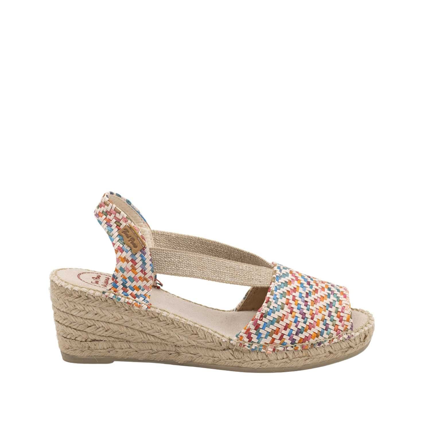 Women's Multicolor Wedge Espadrille Sandals - Teide MS | Comfortable Summer Shoes for Beach, Vacation & Casual Outings