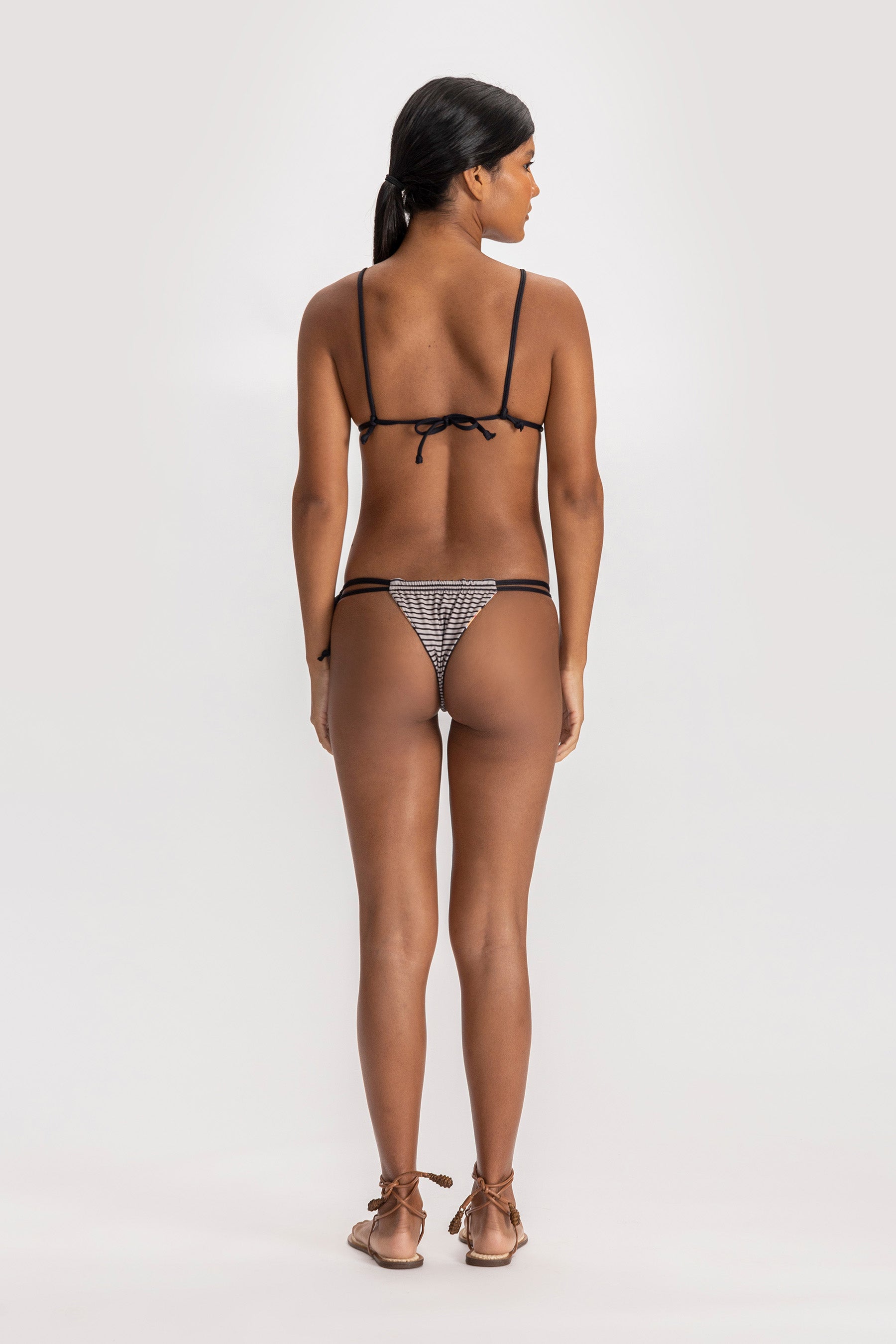 Strippy Reversible Neo Lace Bottom Bikini - Sexy High Waist Swimwear for Women, Beach & Pool Party Essentials