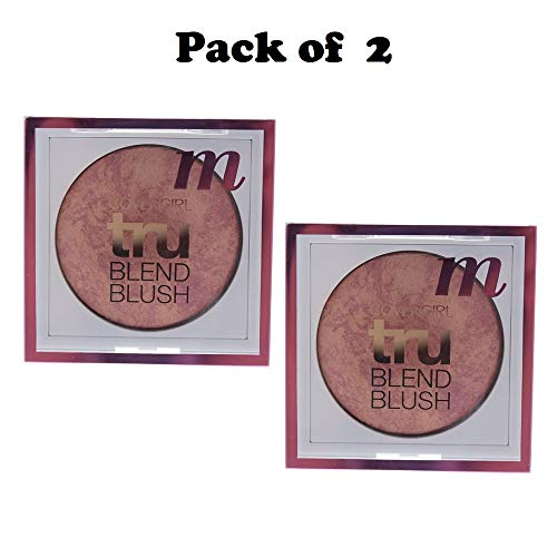 CoverGirl Tru Blend Blush - Pack of 2 in Medium Rose 200 | Natural-Looking Cheek Color for Day & Night Makeup | Perfect for Everyday Wear & Special Occasions