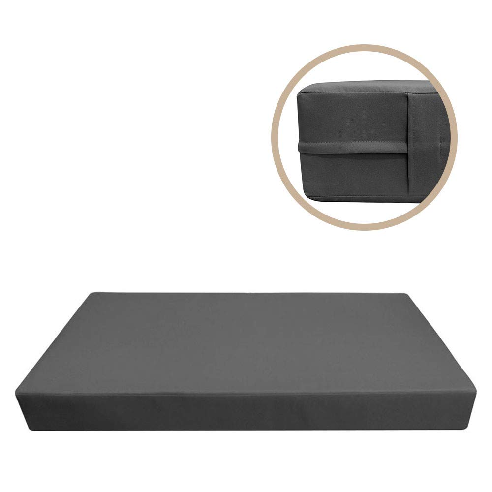 Premium 5-Piece Knife Edge Outdoor Daybed Mattress Set with Cushions & Bolster Pillows - Full Size, Durable & Comfortable for Patio, Poolside, Garden, and Backyard Relaxation