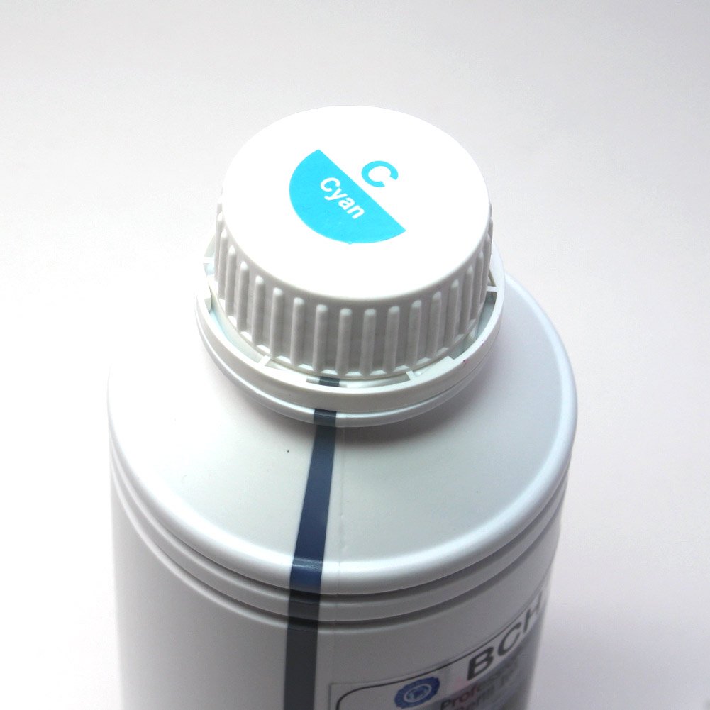**BCH Premium Cyan Printer Ink - 500ml (16.9 oz) for HP, Canon, Epson, Lexmark, Brother Inkjet Cartridges | High-Quality Ink for Home, Office & Photo Printing**