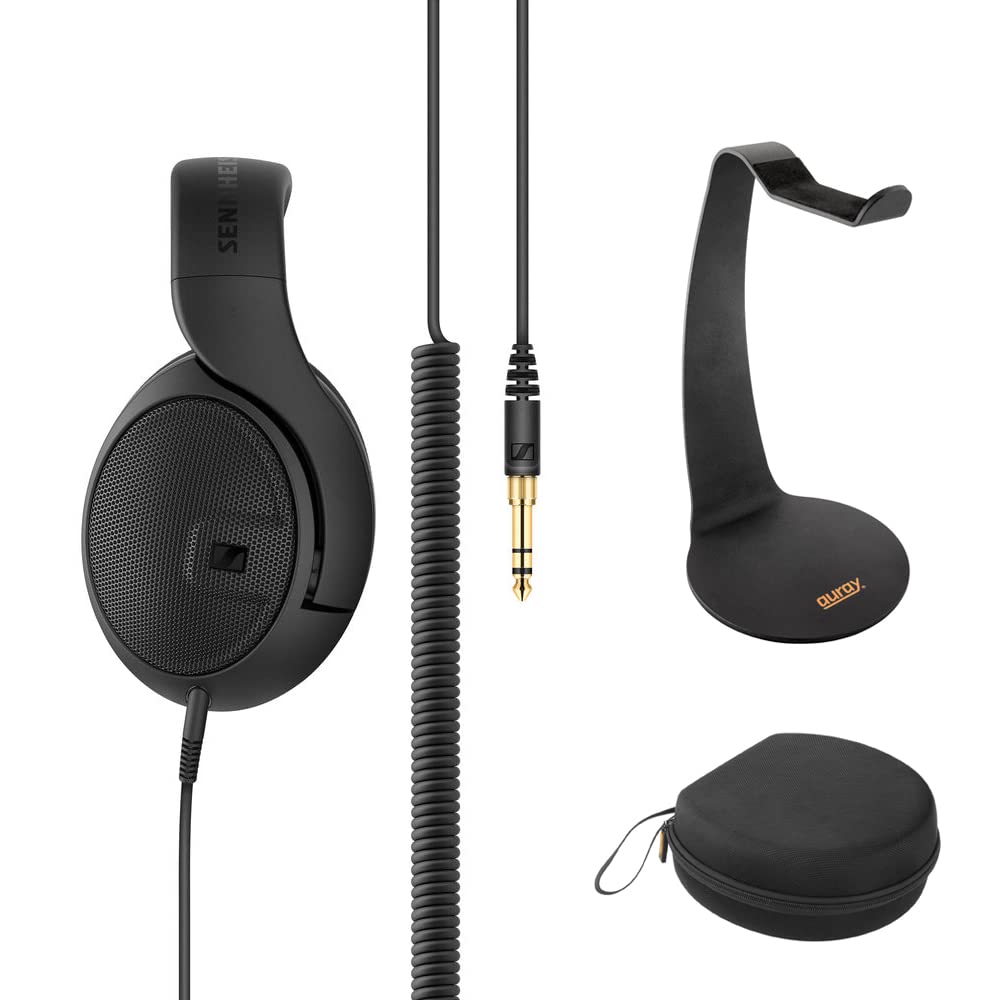 Sennheiser HD 400 Pro Studio Reference Open Back Dynamic Headphones with Stand & Case - Professional Studio Monitoring, Gaming, Music Production & Audiophile Listening
