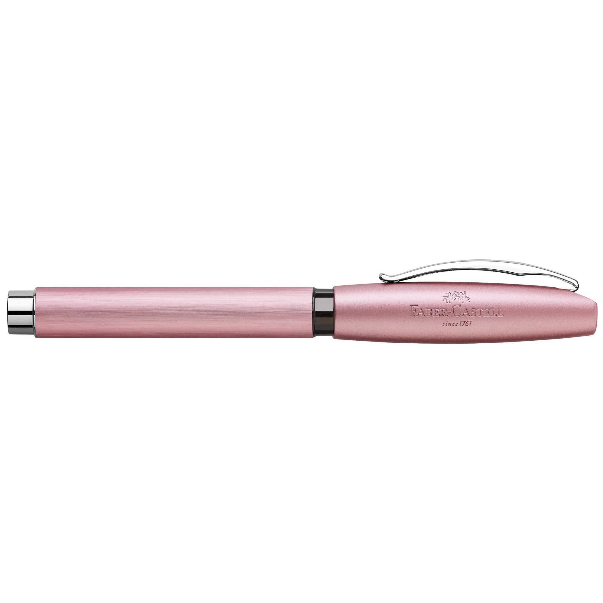 Premium Essentio Aluminum Rose Gold Fountain Pen - Elegant Writing Instrument for Calligraphy, Journaling & Gifting (Ideal for Professionals & Students)