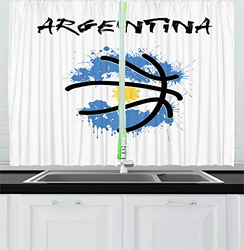 Azure Blue Black and Yellow