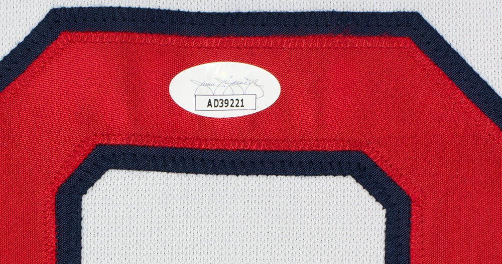 Authentic Carl Yastrzemski Signed White Pro Style Baseball Jersey - JSA Certified - TC 67 Inscription - Perfect for Collectors, Sports Memorabilia Displays & Red Sox Fans Gifts