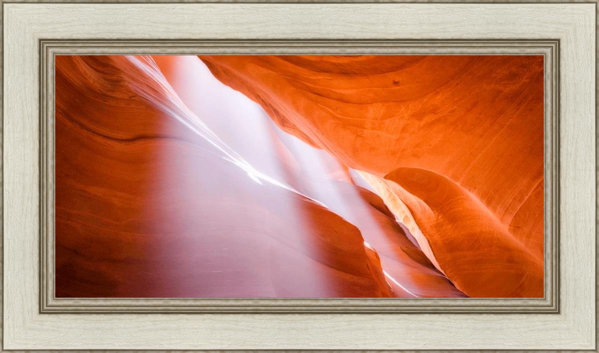 Stunning Antelope Canyon Light Shafts Photography - Natural Sunbeams in Slot Canyon - Perfect for Wall Art, Travel Inspiration & Desert Landscape Decor