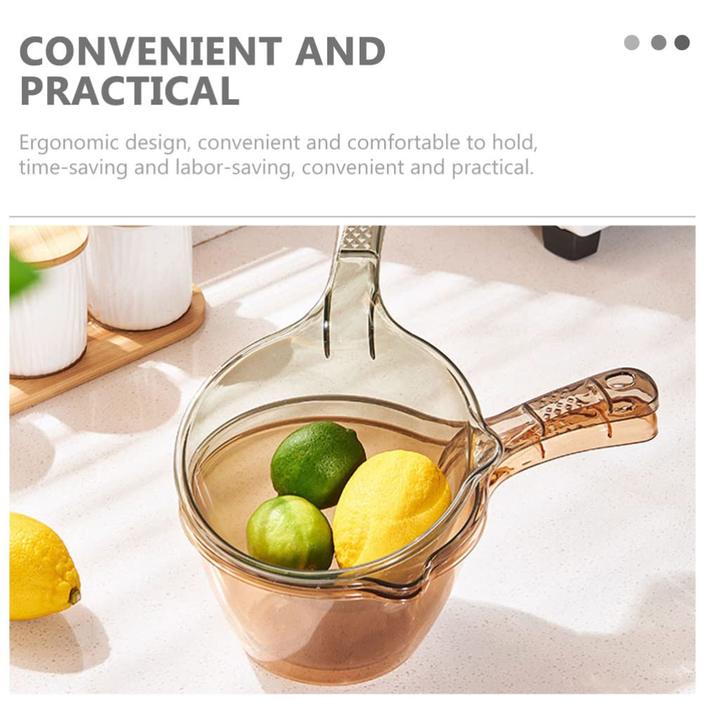 3pcs Thickened Kids Water Scoop for Bath & Kitchen Use