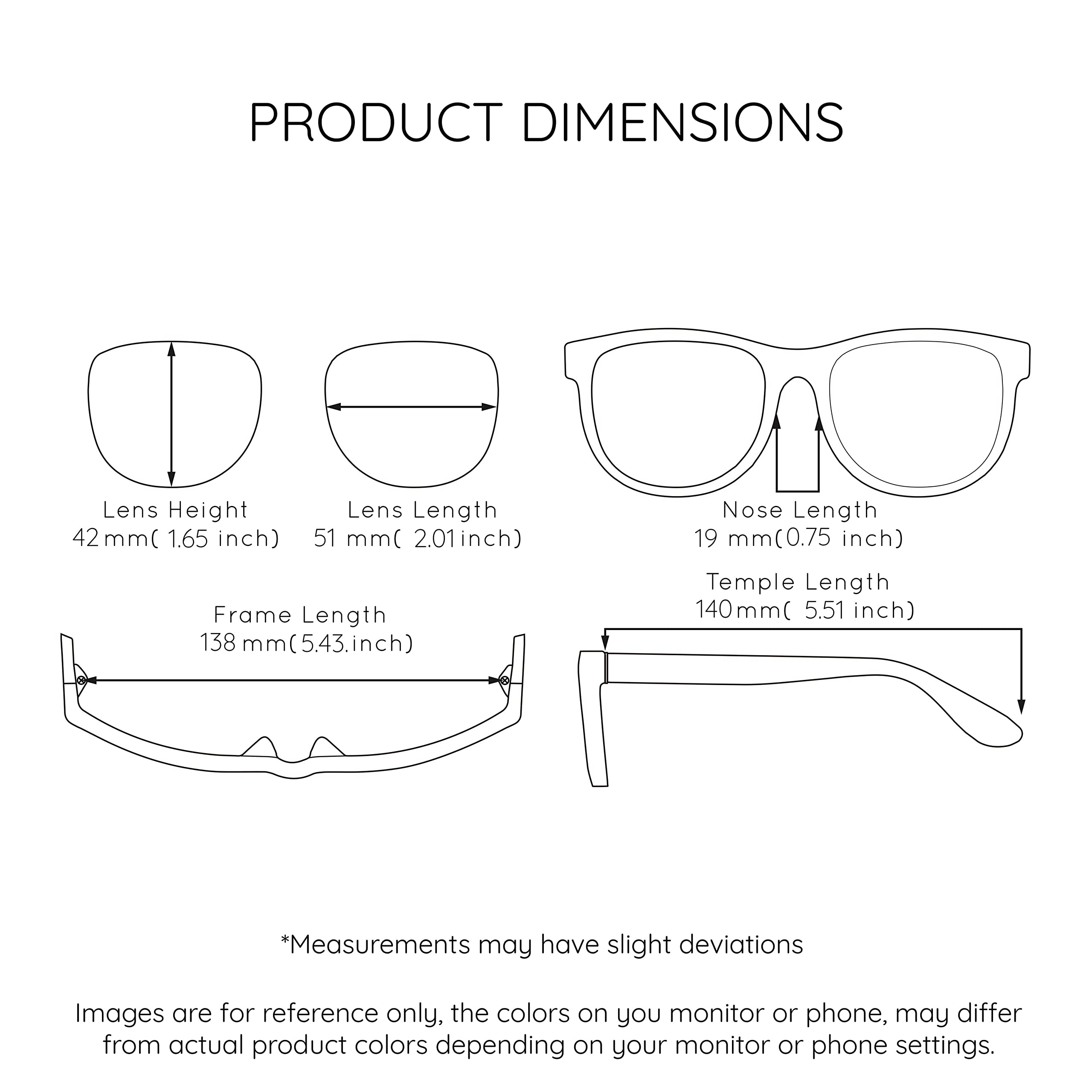 Edge I-Wear Classic Square Reading Glasses for Women & Men - Lightweight Plastic Frame Readers 39407P - Perfect for Office, Reading & Computer Work