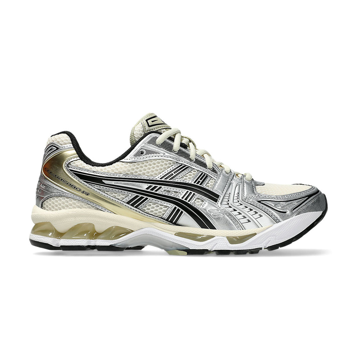 ASICS GEL Kayano 14 Running Shoes for Men - 'Birch Pure Silver' | Premium Cushioned Support for Long Distance Running & Gym Workouts