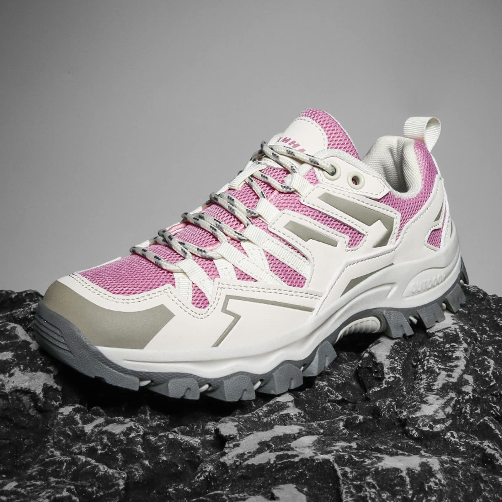 **Women's Wide Lightweight Trekking Shoes - Non-Slip Hiking Shoes with Breathable Comfort for Outdoor Adventures, Camping & Mountain Trails**    (场景补充: Perfect for hiking, trekking, camping, and outdoor exploration.)