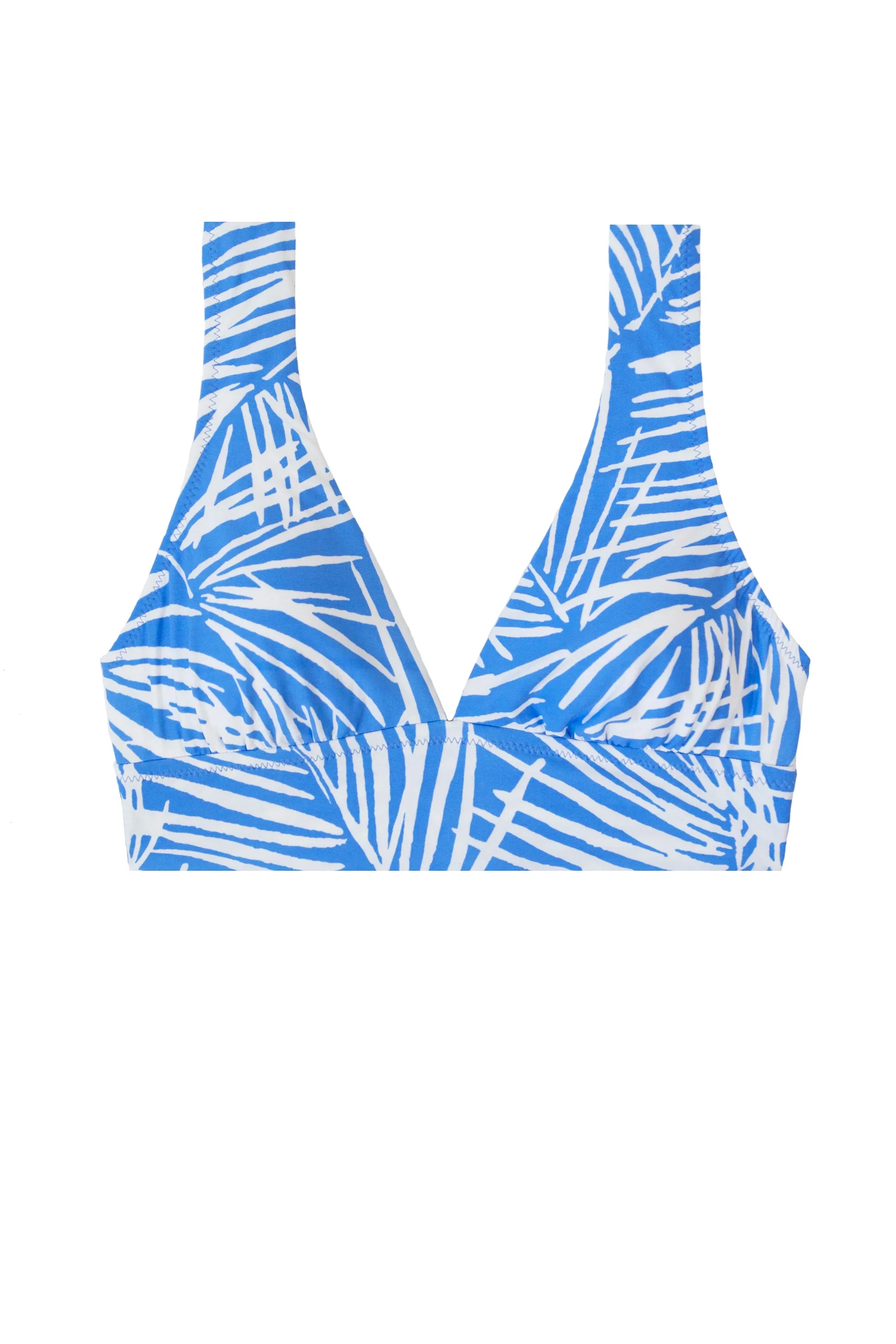 Solstice Bra - Comfortable Wireless Lace Bralette in South Seas Blue Periwinkle | Perfect for Yoga, Lounge & Everyday Wear