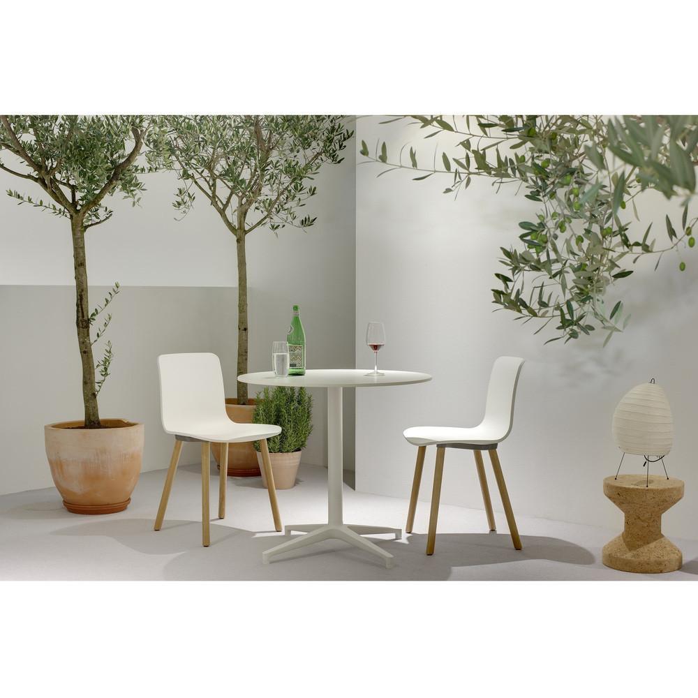 Vitra Hal Wood Chair - Modern Scandinavian Design for Home & Office - Perfect for Living Room, Dining Area, and Workspace