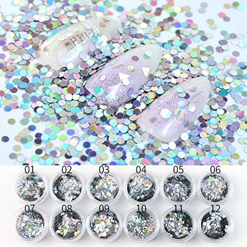12 Pots Laser Flakes