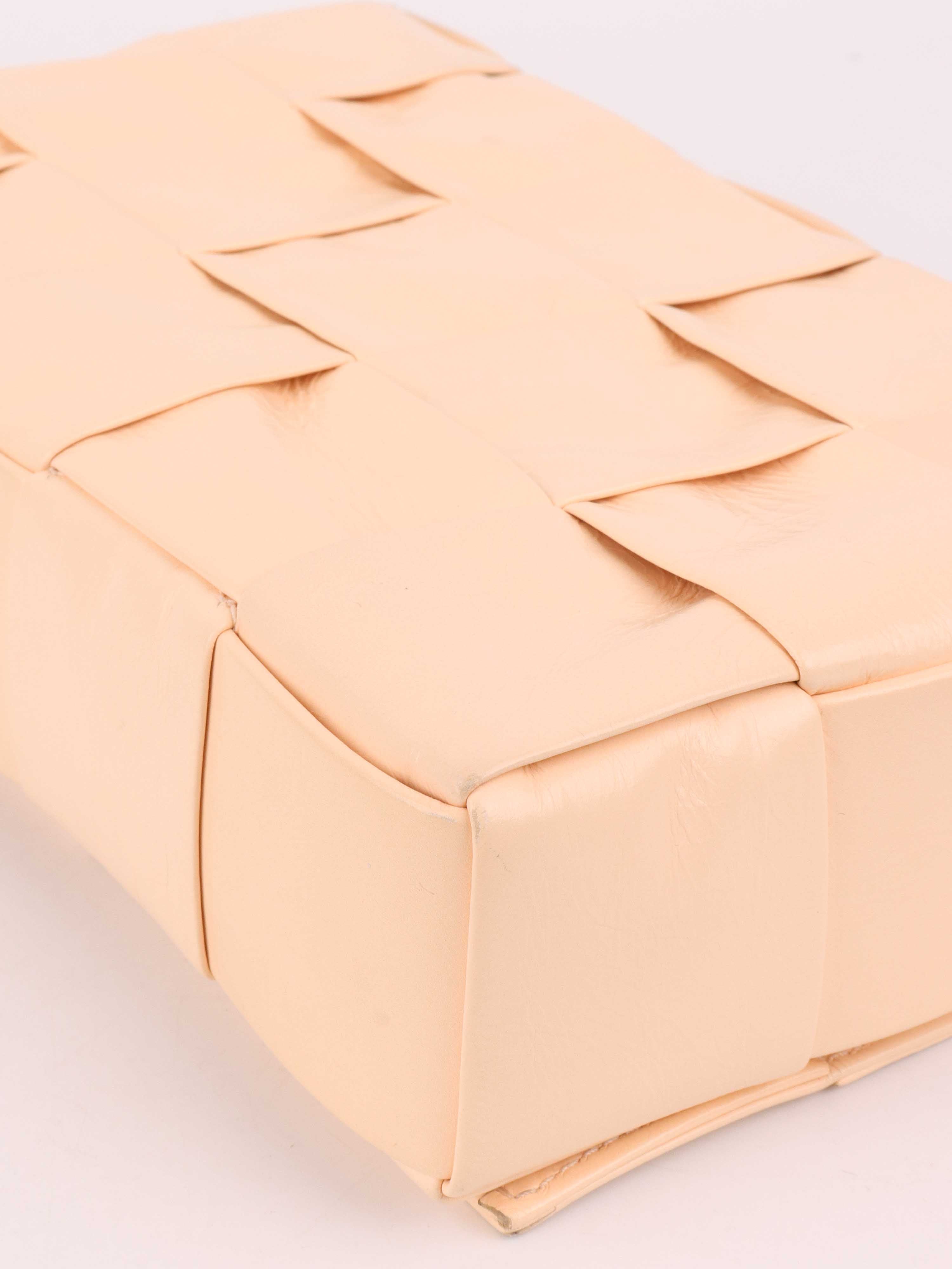 Bottega Veneta Light Peach Cassette Bag - Luxury Crossbody Handbag for Women | Perfect for Date Night, Office & Travel Accessories