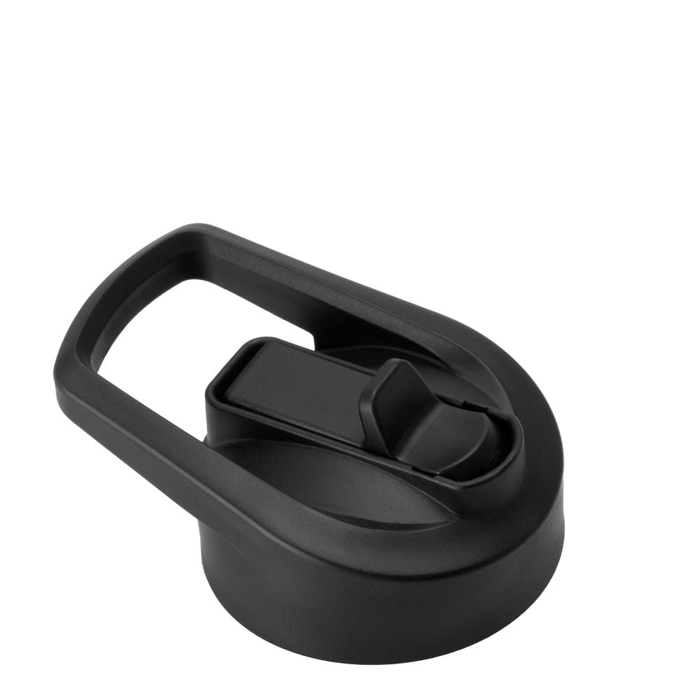 30oz Black Flip & Sip Water Bottle with Leak-Proof Lid - Perfect for Gym, Hiking, and Outdoor Activities