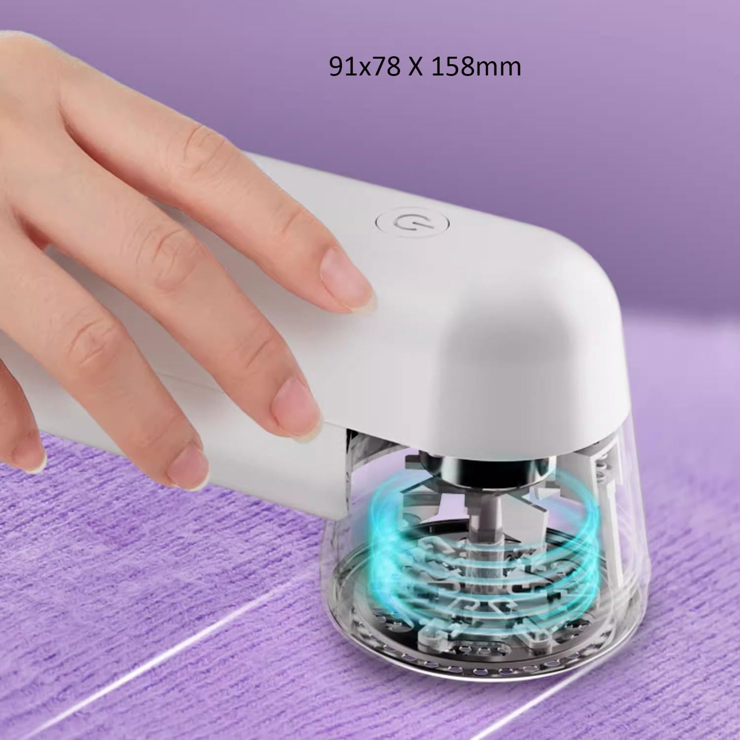 Portable Lint & Pet Hair Remover for Clothes - Reusable Fabric Shaver for Travel, Home & Office Use - Perfect for Sweaters, Couches & Car Seats