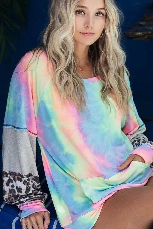 CHARCOAL TIE DYE