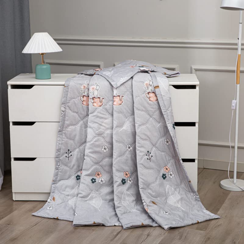 YHWW Summer Quilt Set - Fashion Print Quilting Blanket for Spring & Summer | Soft & Comfortable Double-Sized Bedding (180x200cm/71x78inch) | Machine Washable for Adults & Kids | Perfect for Bedroom, Guest Room & Dorm Decor