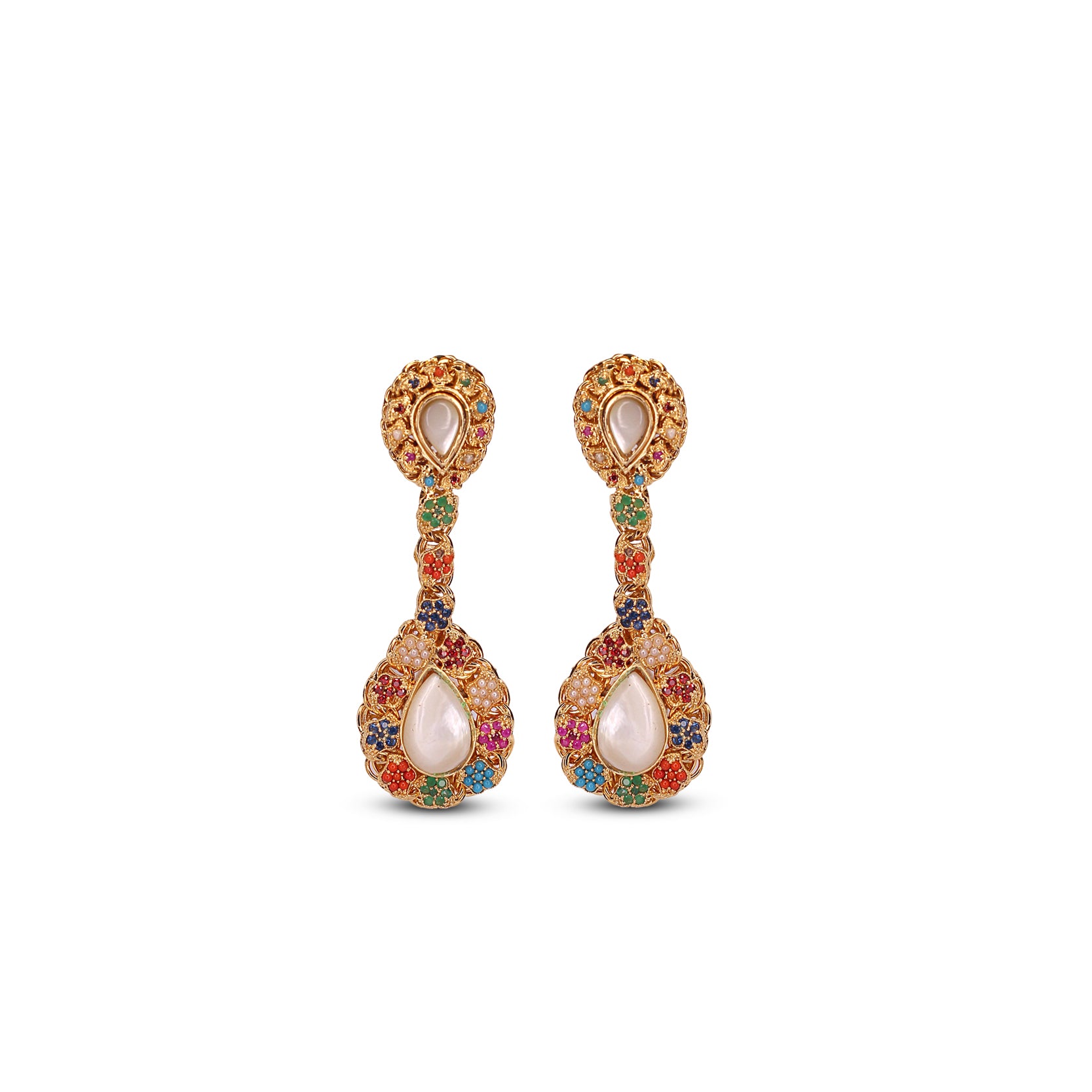 Elegant Gold Plated Hoop Earrings for Women - E1299 | Hypoallergenic & Lightweight | Perfect for Parties, Weddings & Everyday Wear