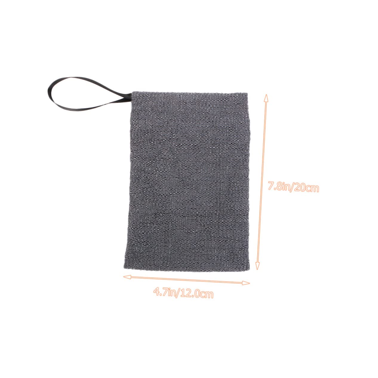 6-Pack Grey Nylon Soap Sponges for Face & Body Wash - Exfoliating Bath Sponge, Travel Soap Saver Pouch, Foaming Soap Holder - Perfect for Shower, Travel & Sensitive Skin Care