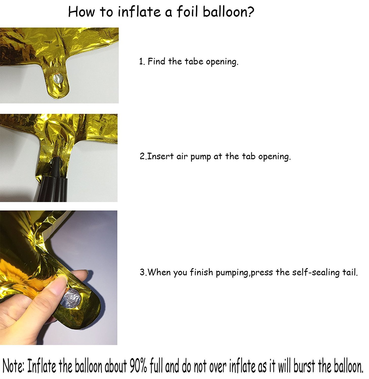 GOER 42 Inch 2025 Gold Foil Number Balloons - Large Metallic Party Decorations for New Year's Eve, Graduation, Birthday & Anniversary Celebrations - Perfect for Photo Backdrops, Wall Decor & Event Centerpieces