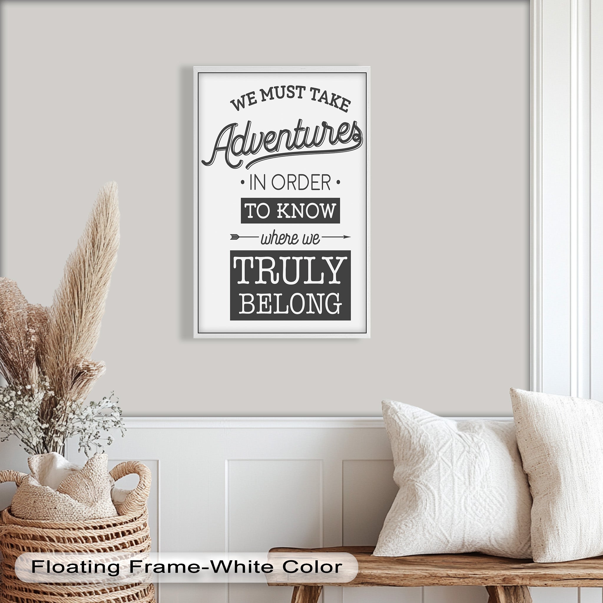 Adventurous Spirit Framed Oil Painting - Handmade Canvas Art for Living Room, Bedroom & Office Decor | Wall Art Gift for Home & Interior Design