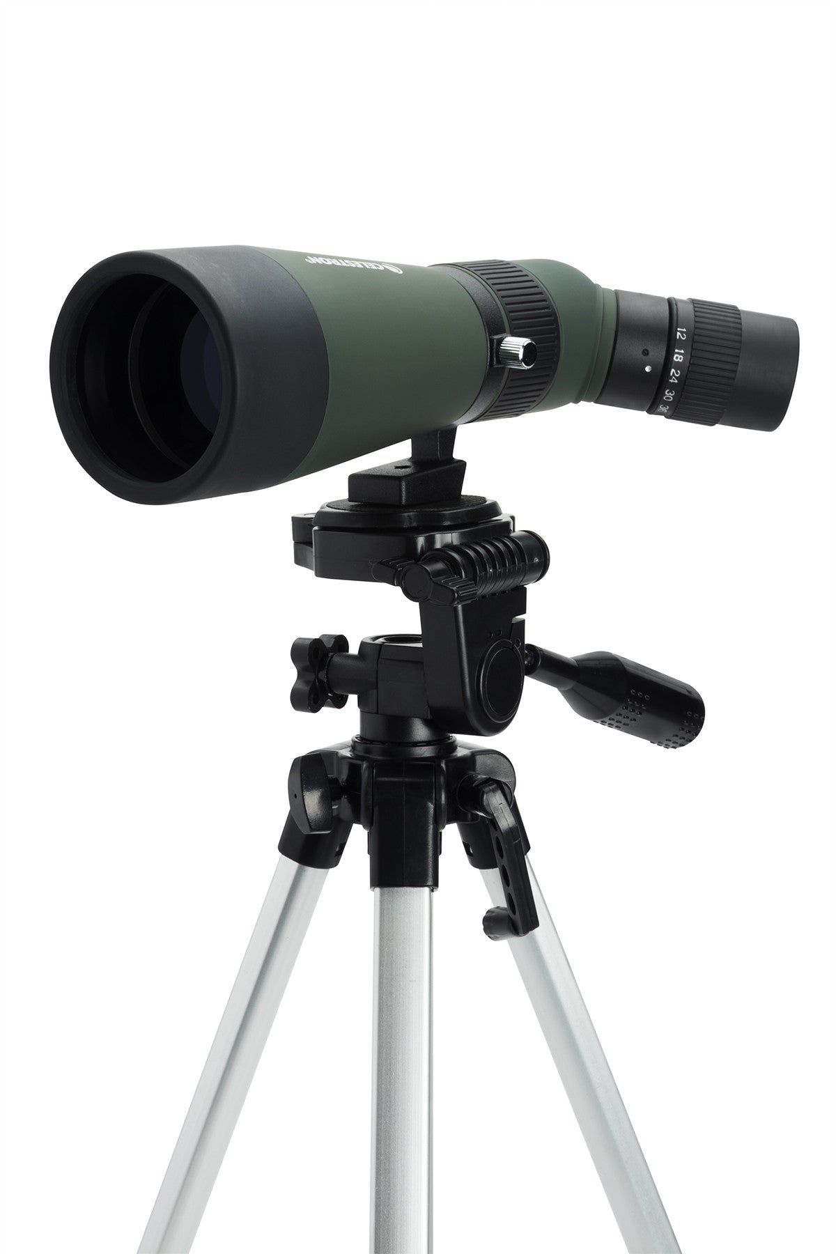LandScout 12-36x60mm Angled Zoom Spotting Scope with Backpack Kit - Compact & Powerful for Bird Watching, Hunting, and Outdoor Adventures