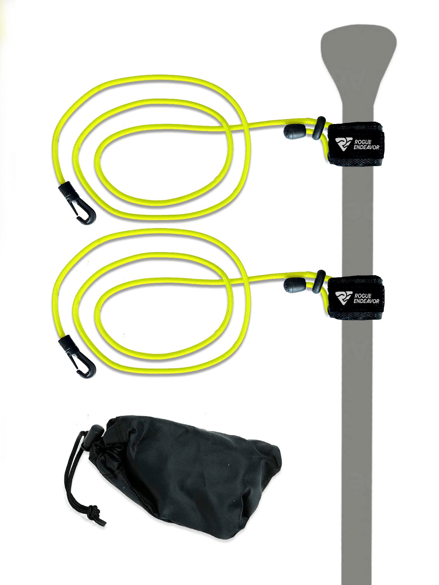 **Rogue Endeavor® Kayak Fishing & Paddle Boarding Rod Leash & Paddle Leash Kit – 48