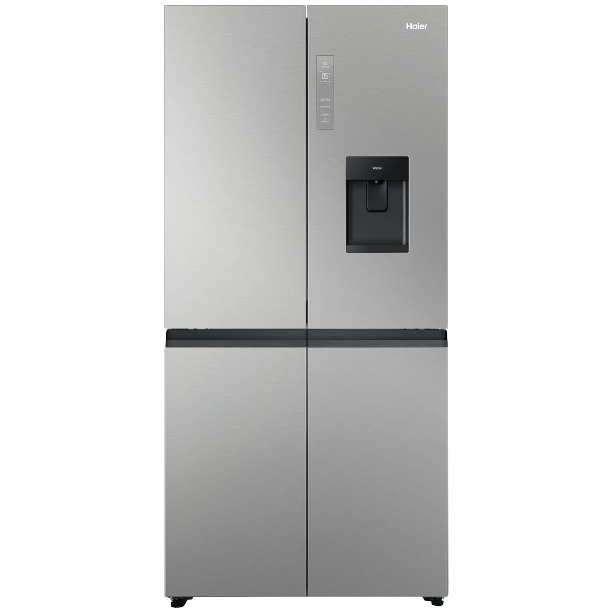 Haier 508L Quad Door Refrigerator - Stainless Steel HRF580YHS - Large Capacity French Door Fridge for Modern Kitchen | Perfect for Family Homes & Entertaining