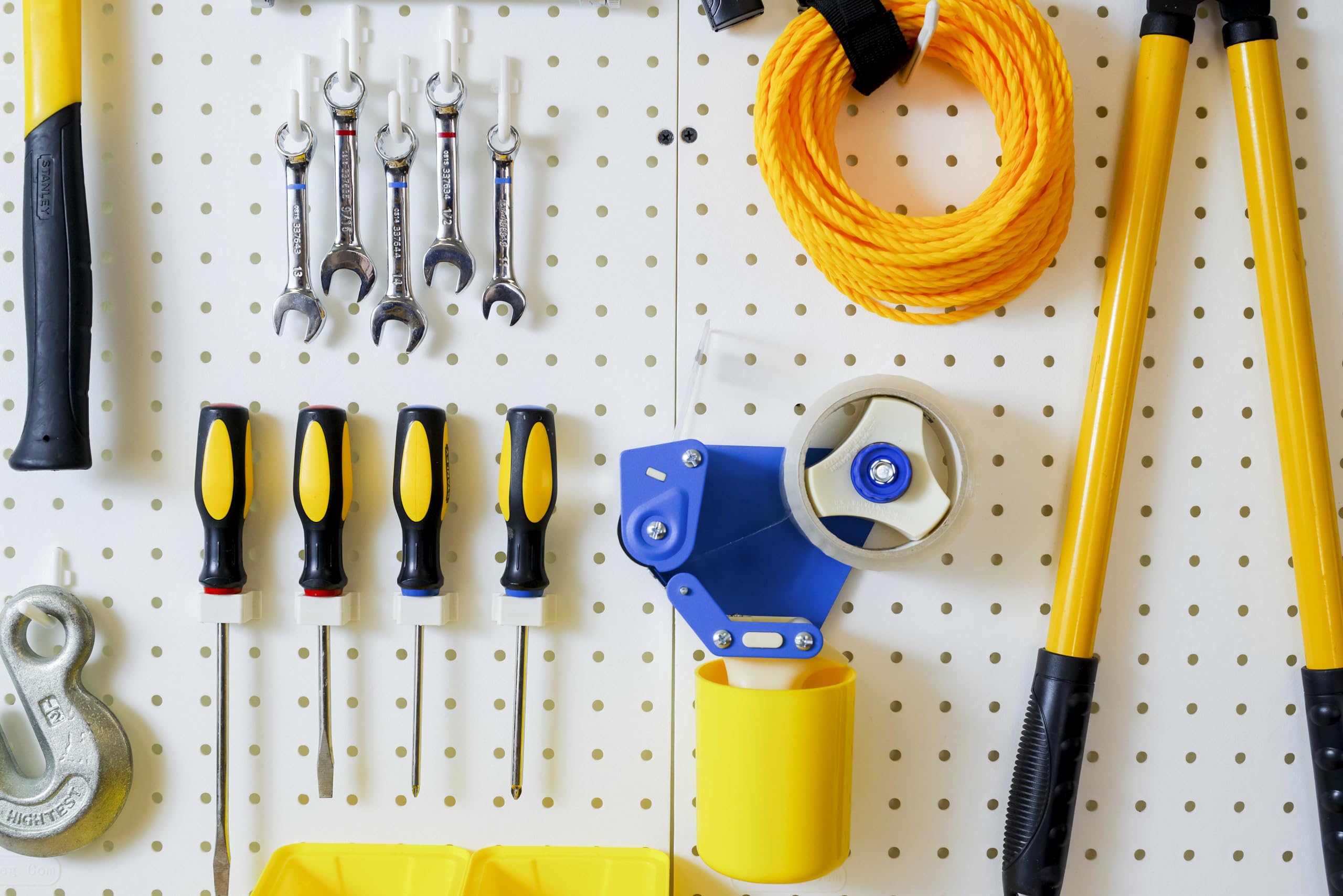 USA Made Pegboard Wall Organizer Kit - 4 Pack 24