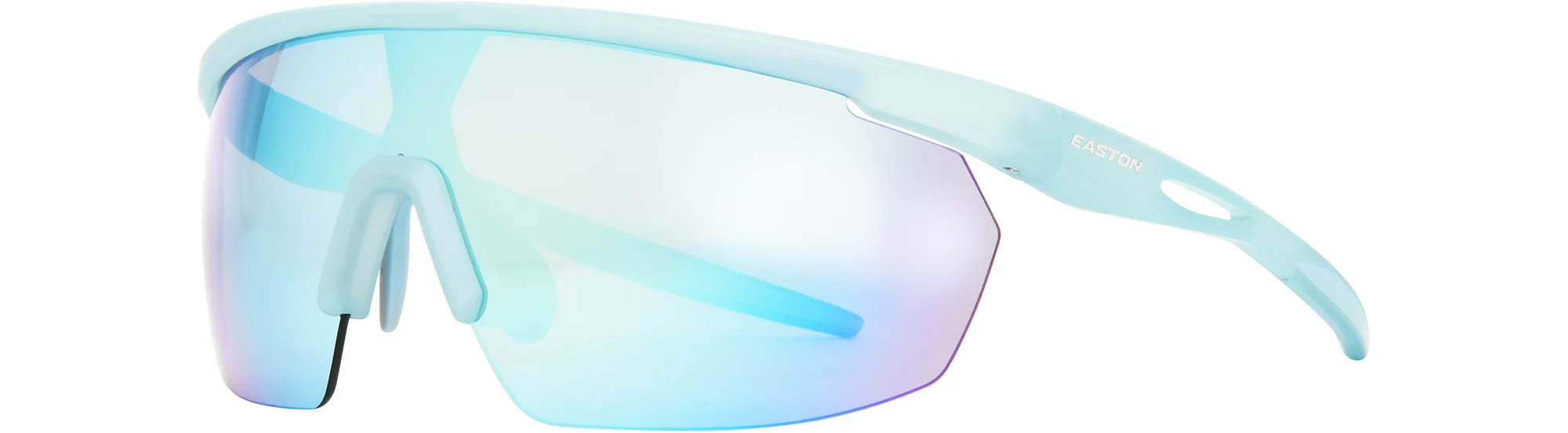 Easton 408 Half Rim Sport Shield Sunglasses for Men & Women - UV Protection, Lightweight & Durable for Running, Cycling, Fishing & Outdoor Activities