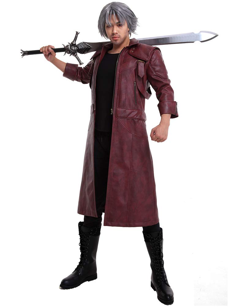 Men's Game Character Cosplay Costume - Premium PU Leather Jacket for Halloween, Comic Con & Cosplay Events | Official Licensed Costume for Gamers & Anime Fans