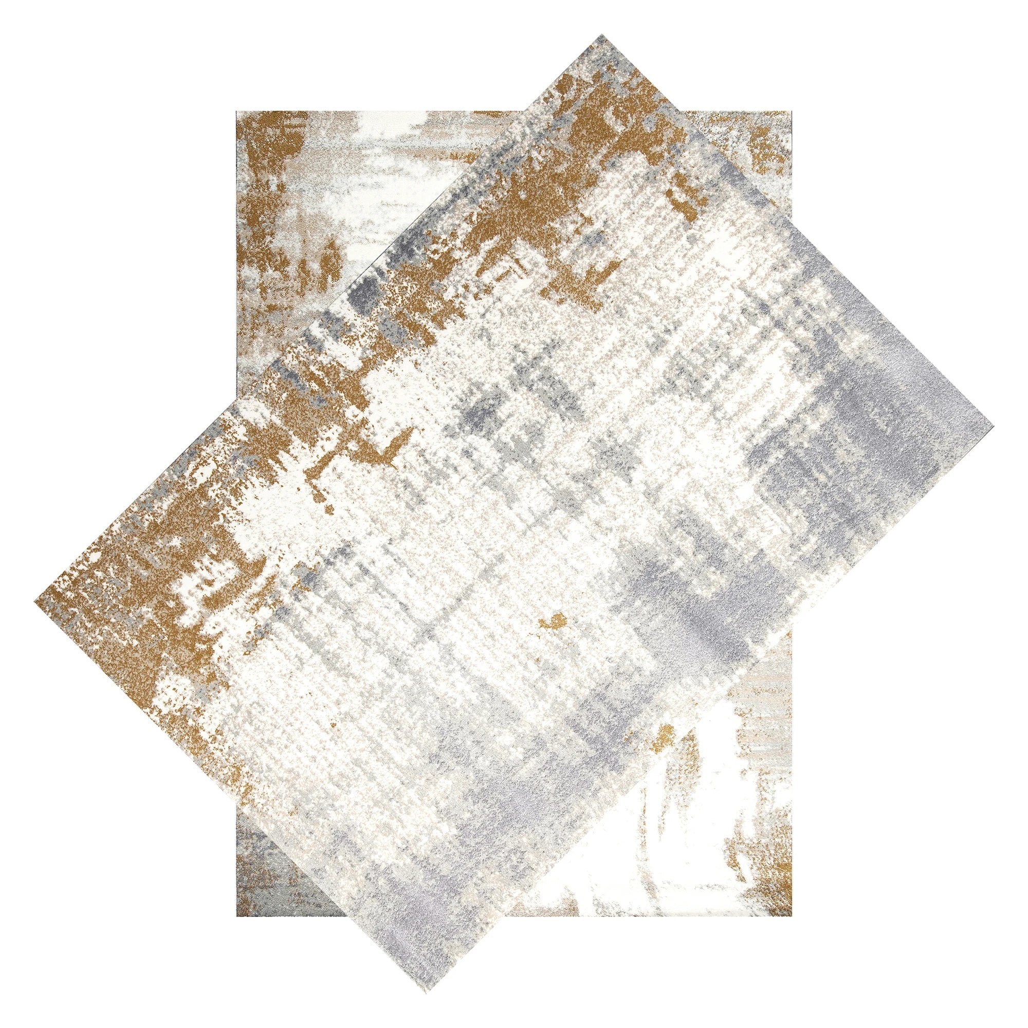 3D Geometric Abstract High Pile Tufted Rugs - Modern Elegance for Living Room, Bedroom & Office Decor