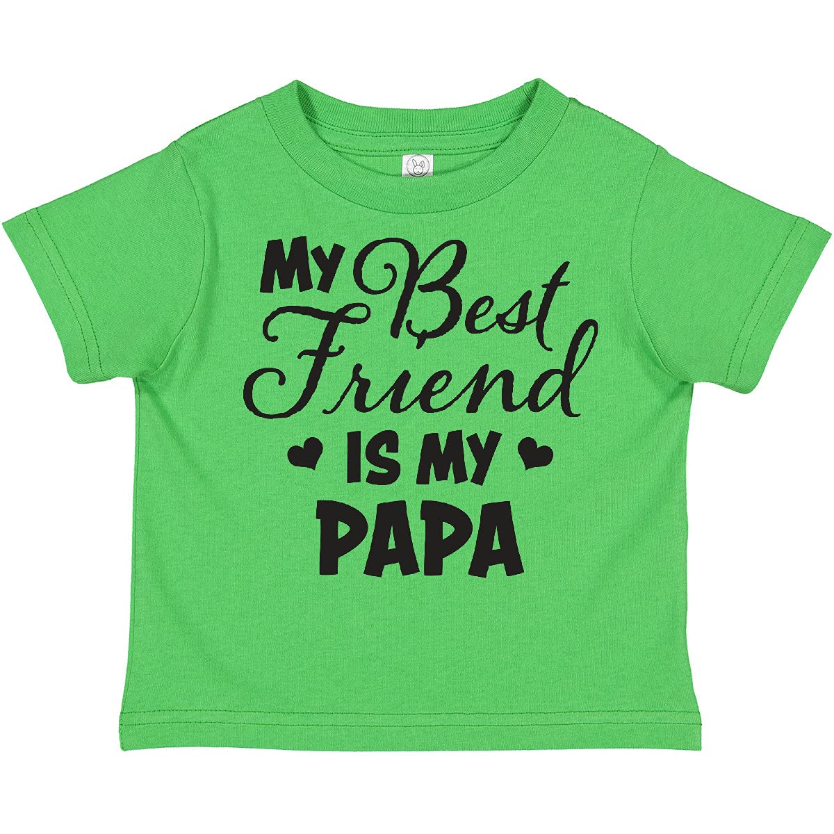 My Best Friend is My Papa with Hearts Toddler T-Shirt - Perfect for Father's Day, Birthdays, and Family Outings