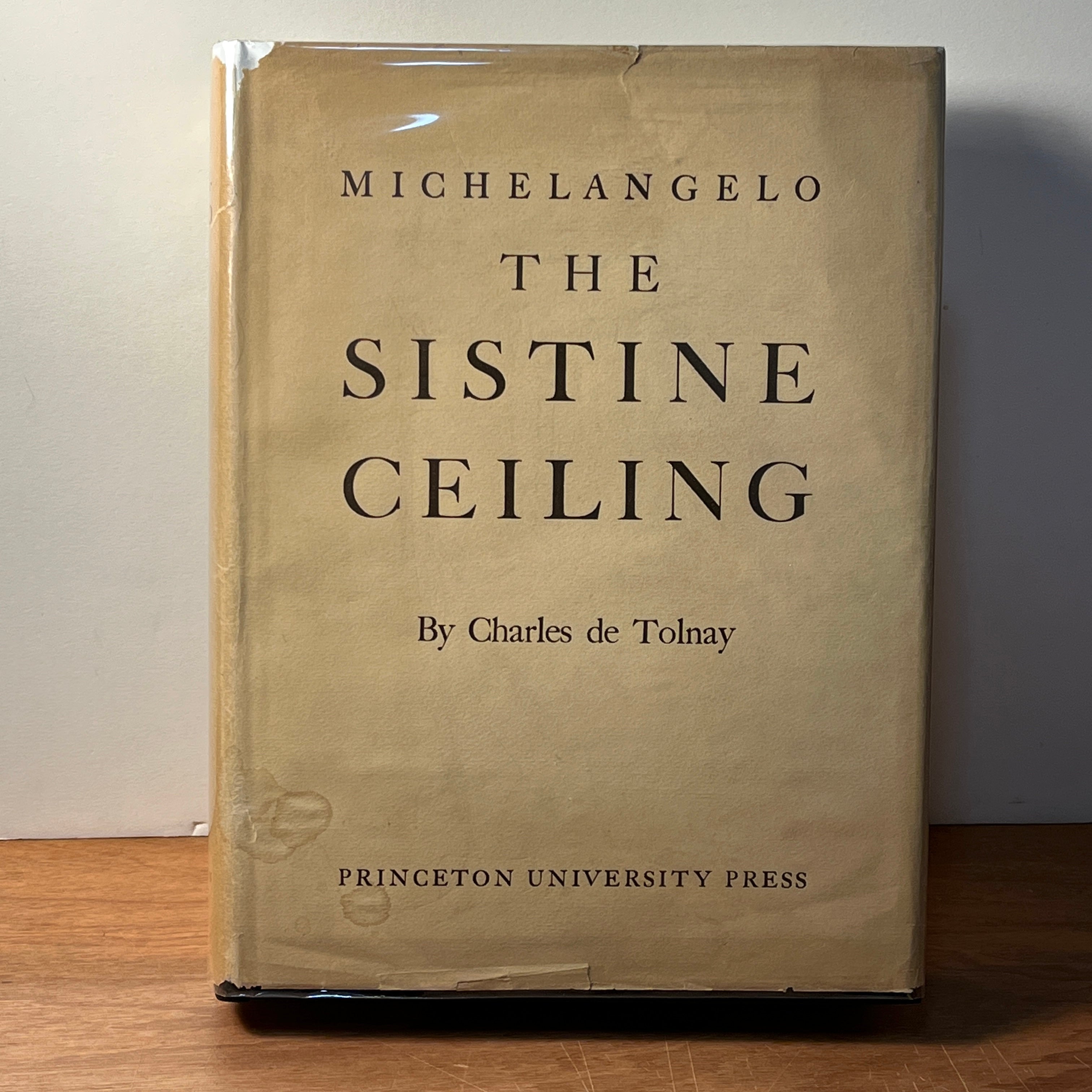 The Sistine Ceiling (Vol. 2 of 5) by Charles de Tolnay - 1945 Art History Book in Near Fine Condition with Good Dust Jacket - Perfect for Renaissance Art Collectors & Michelangelo Enthusiasts