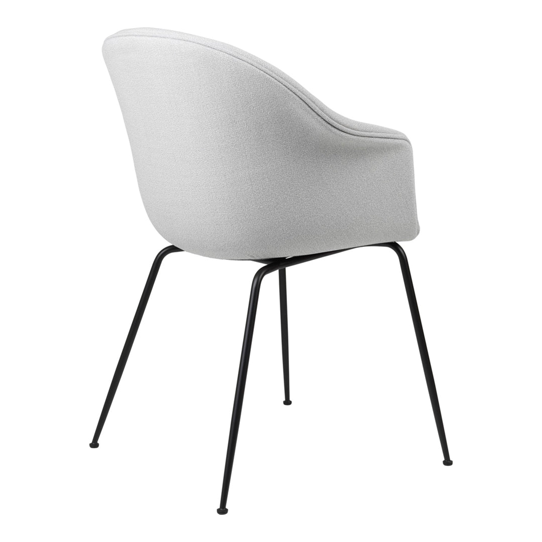 Bat Dining Chair with Conic Base - Fully Upholstered Modern Kitchen Chair for Dining Room, Restaurant & Cafe