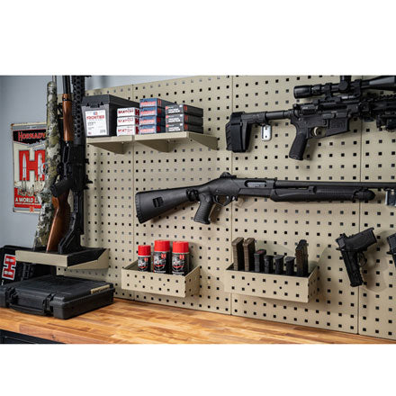 Hornady 95786 Square Lok Horizontal Gun Rack for 1 Rifle - Secure Wall Mounted Firearm Storage for Home, Office, or Vehicle Use