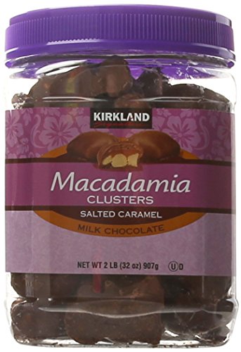 Kirkland Signature Macadamia Nut Clusters with Honey Roasted Cashews & Almonds, 32oz Bulk Snack - Perfect for Office Snacks, Healthy Desserts & Gift Baskets