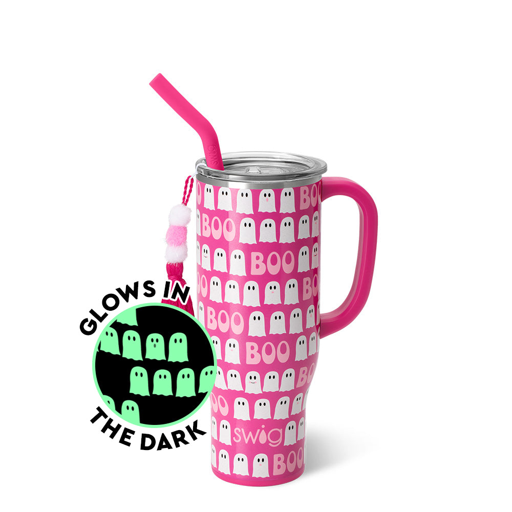 Faboolous Mega Mug 30oz - Large Insulated Coffee Cup with Lid & Handle - Perfect for Hot/Cold Beverages at Home, Office or Travel