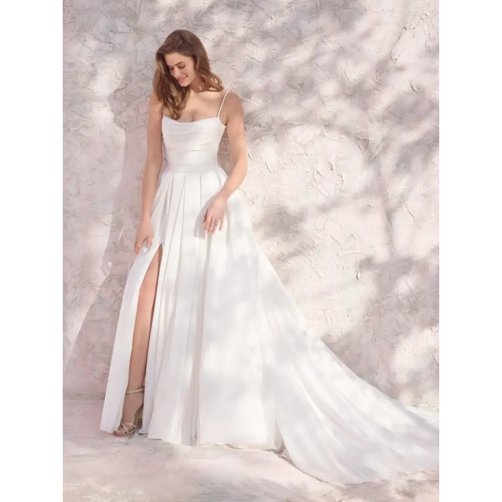 Maggie Sottero Scarlet Lace Wedding Dress - Elegant A-Line Gown for Brides, Church Ceremony & Formal Reception
