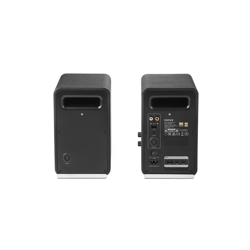 EDIFIER QR65 70W Bluetooth Monitor Speakers with GaN Charger - Premium Studio Sound for Gaming, Home Office & Music Production (Black)