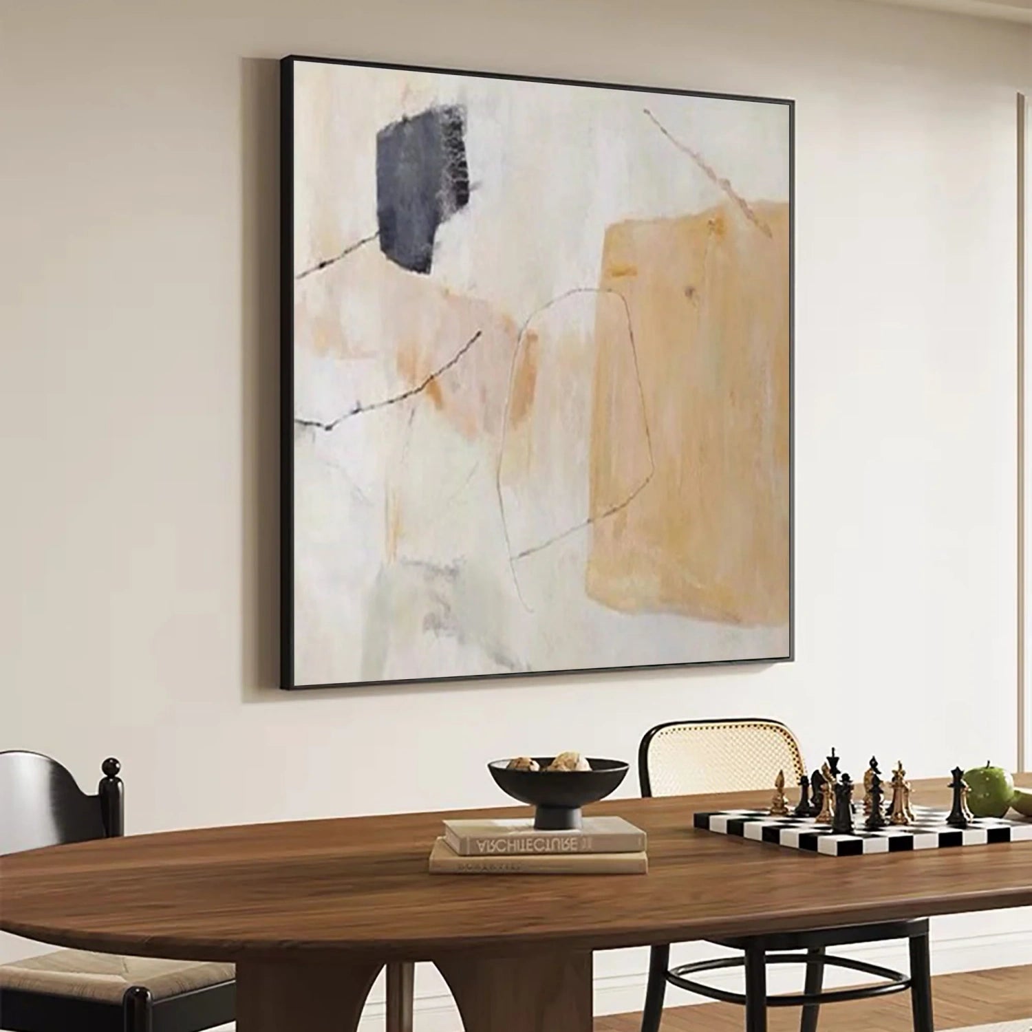 Abstract Tranquility Art Painting #WS253 - Modern Wall Decor for Living Room, Bedroom & Office - Calming Canvas Artwork for Home & Workspace