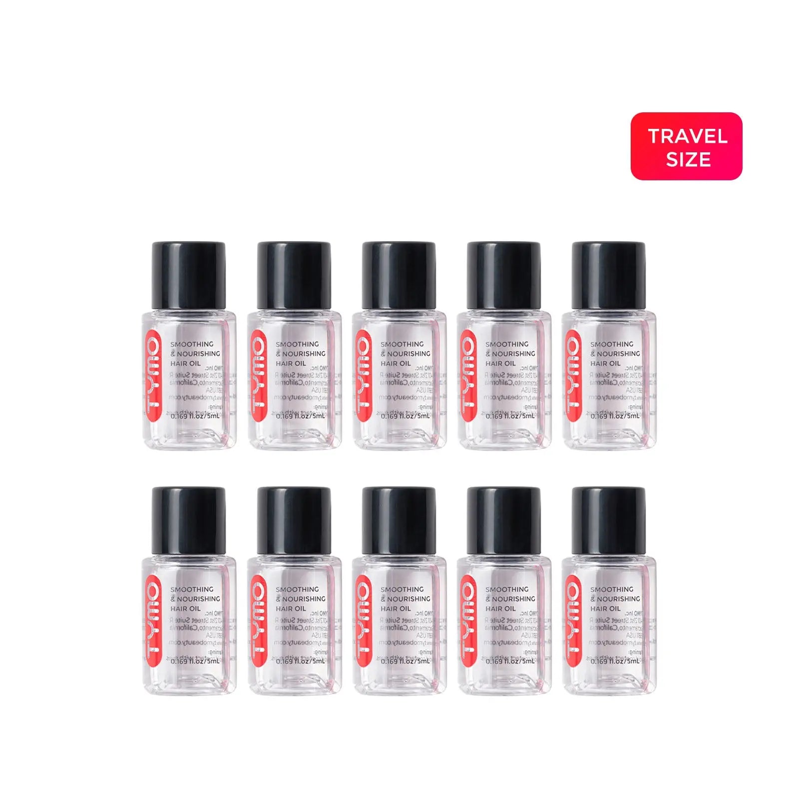 TYMO Treatment Hair Oil 5ml x 10 Pack - Natural Hair Care for Dry Damaged Hair - Perfect for Daily Nourishment & Salon-Quality Treatment at Home