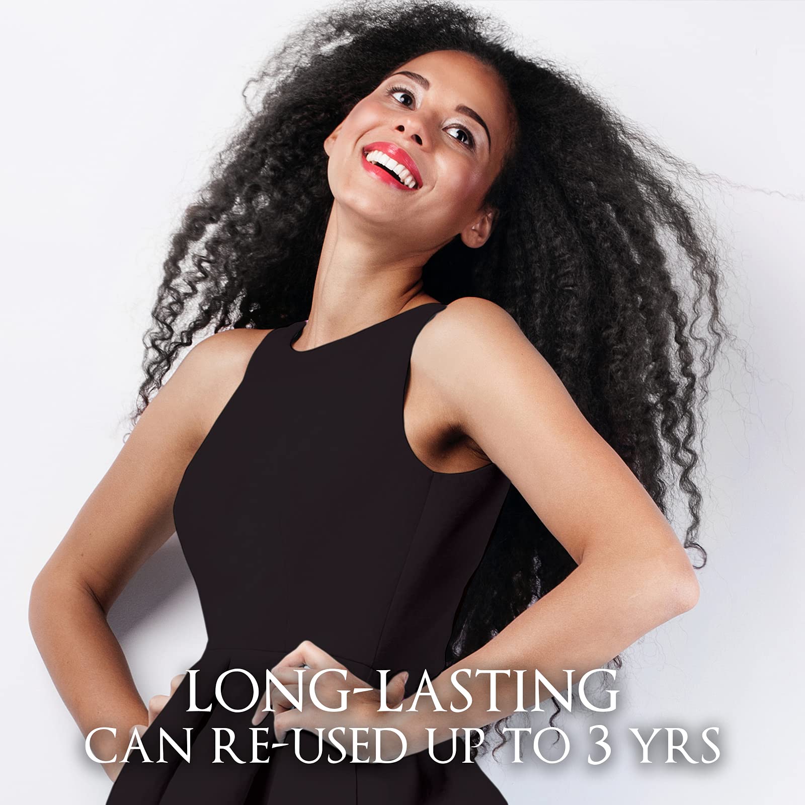 CoCo La Rue 3 Bundles Deal - 18 Inch Brown Virgin Kinky Curly Malaysian Human Hair Extensions for Tight Curly Hair | Heat Protective, Tangle-Free, Thick & Bouncy | 100% Single Donor Hair | Natural Replacements | Reusable Up to 4 Years | Perfect for Daily Wear, Special Occasions & Protective Styles